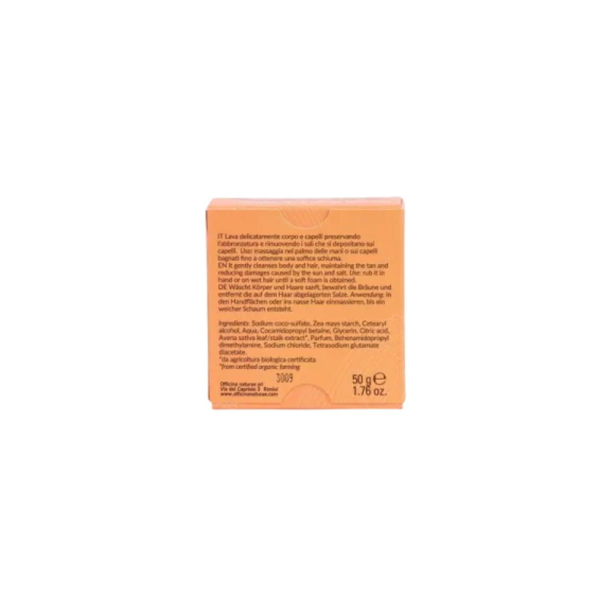 Officina Naturae AfterSun AntiSal Solid Shampoo 50 g