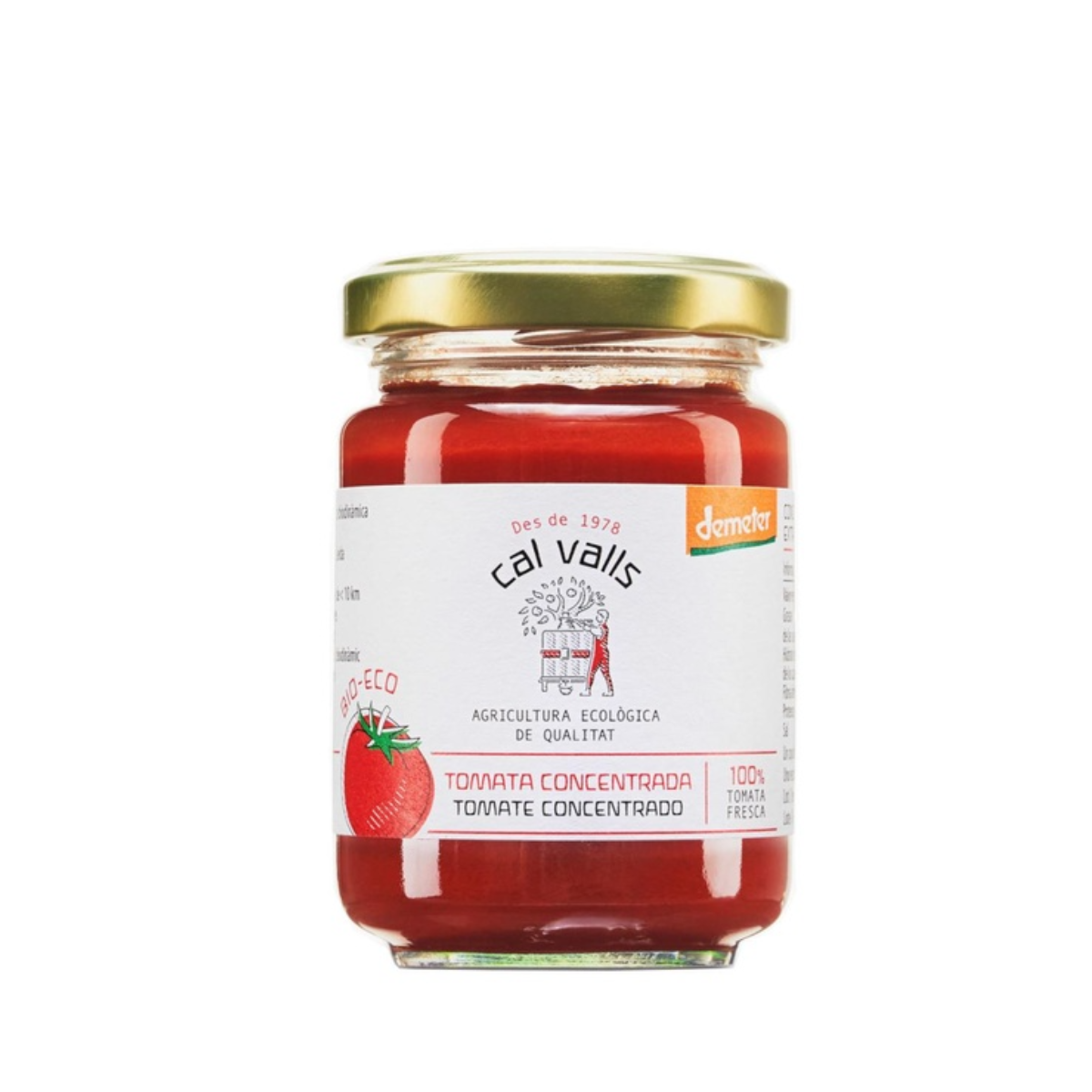 Concentrato di pomodoro Eco/Demeter Cal Valls 125 g