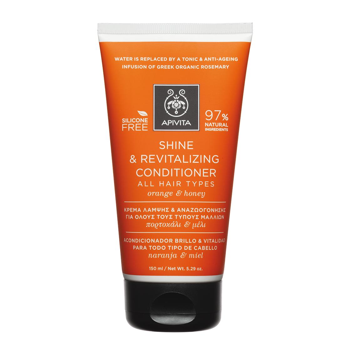 Balsam för glans och vitalitet för alla hårtyper Apivita 150 ml
