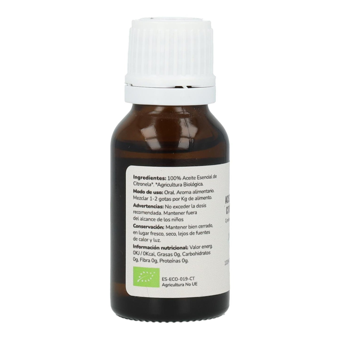 Citronella eterisk olja Bio Planeta Huerto 15 ml