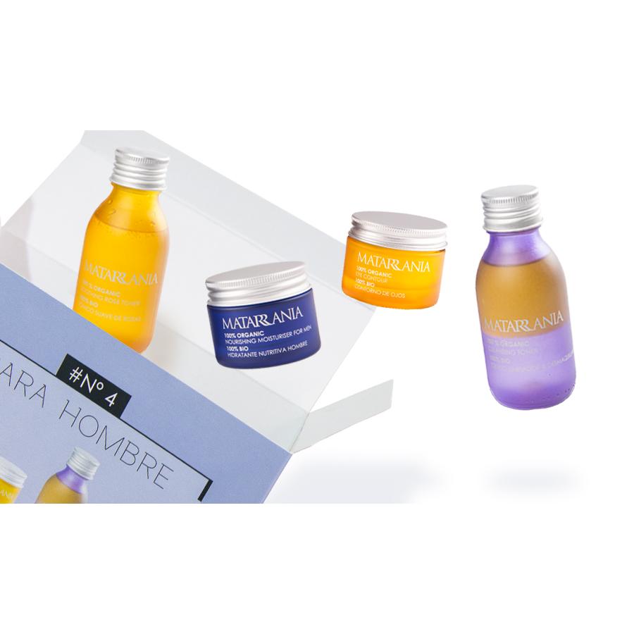 Confezione trattamento naturale per uomo Matarrania