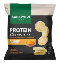 Mini crêpes protéinées au curry SANTIVERI 50 g