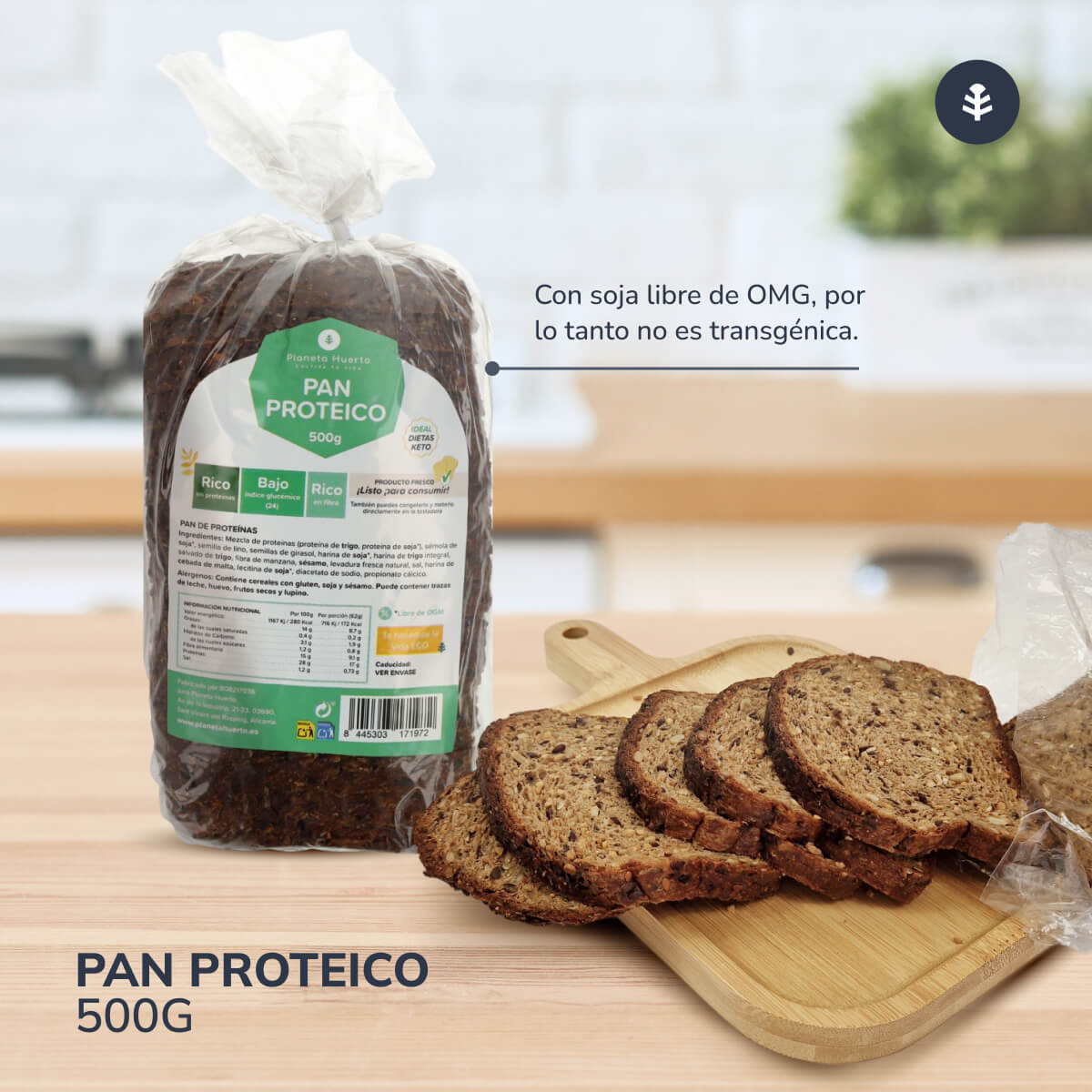 Confezione 3x pane proteico Planeta Huerto 500 g