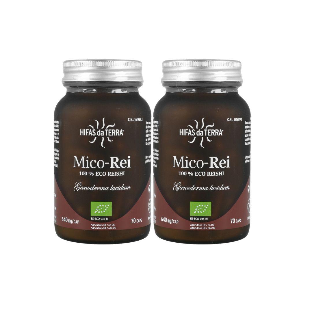 Pakket 2x Mico Rei (Ganoderma lucidum) Hifas da Terra 70 capsules