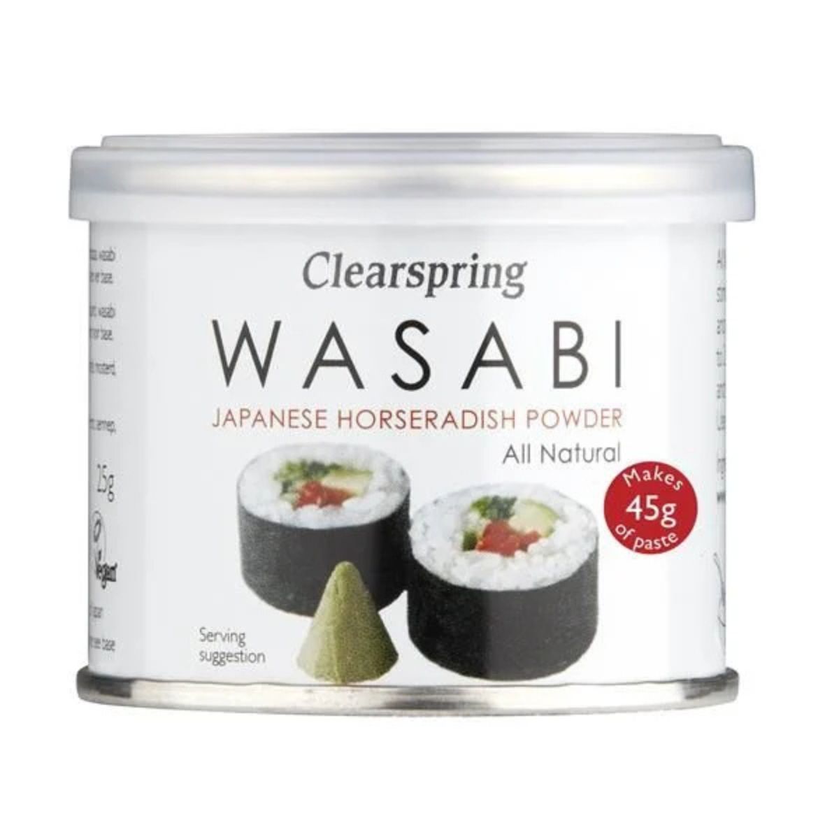 Japanse wasabi in poedervorm Clearspring 25 g
