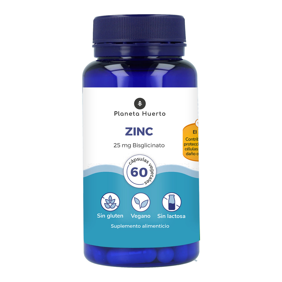 Zinc bisglycinate Planeta Huerto 60 Caps