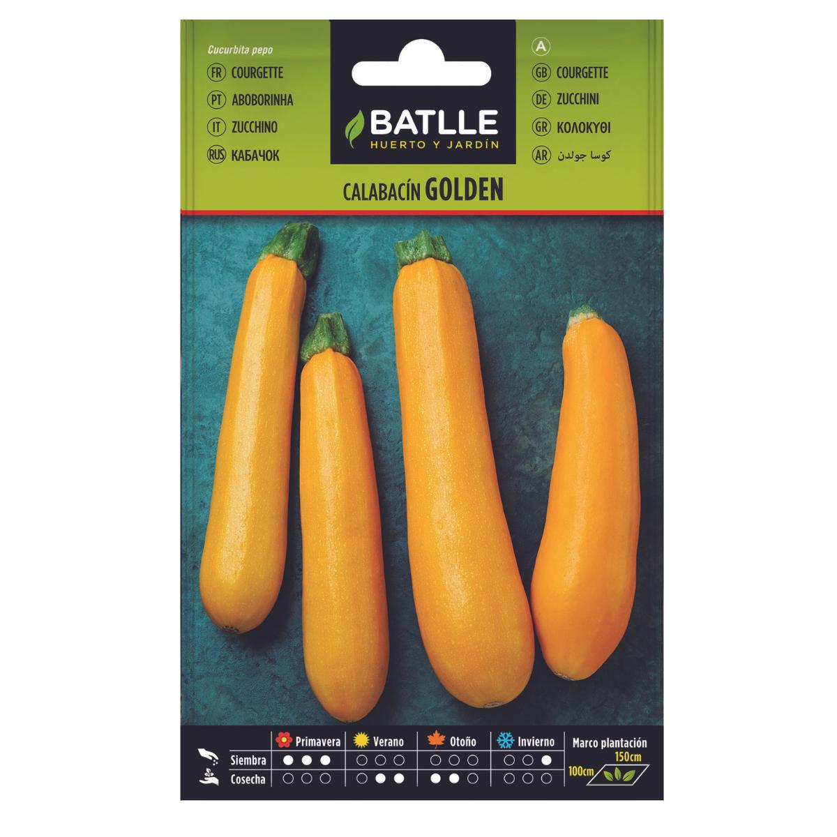 Golden Batlle Courgette Seeds