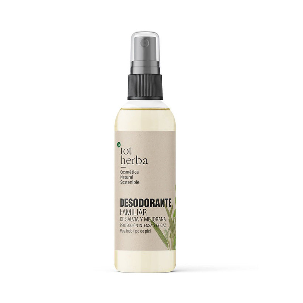 Deodorante per la famiglia alla salvia e maggiorana Tot Herba 100 ml
