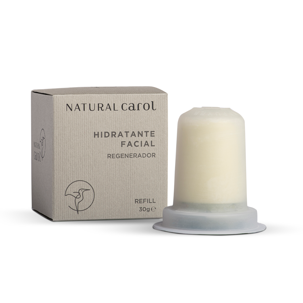 Wkład do naturalnego, stałego kremu nawilżającego do twarzy Carol 30 g