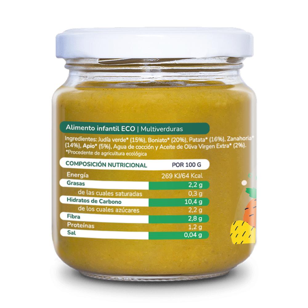 Barattolo biologico multi-vegetale Planeta Huerto 180 g
