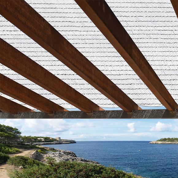 Filet d'ombrage Sun Net 70 % Nortene blanc 3 x 4 m