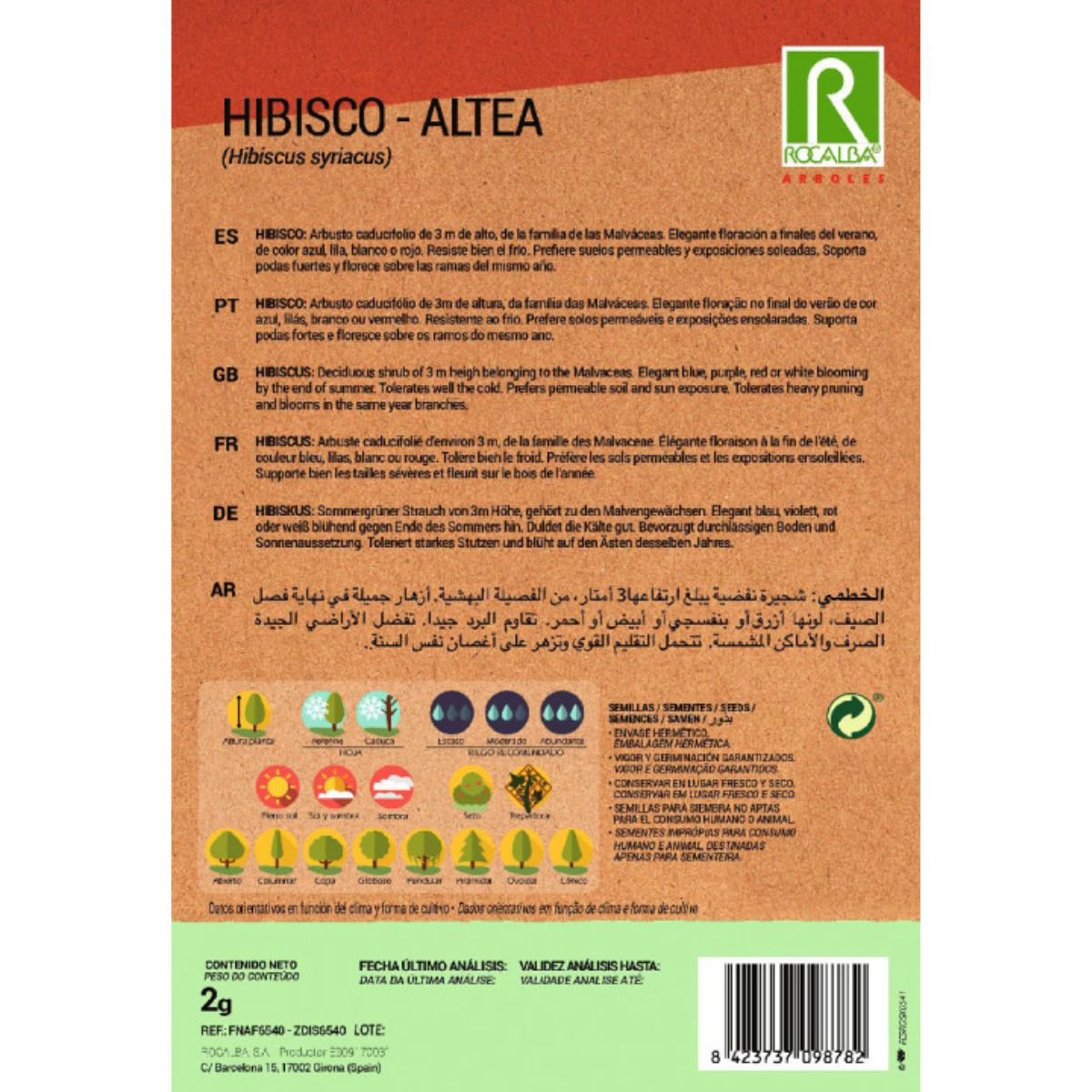 Hibiskussamen Hibiscus syriacus