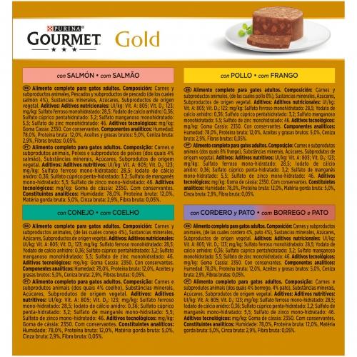 GOURMET GOLD Barquette assortiment Multipack (8 x 85 g)