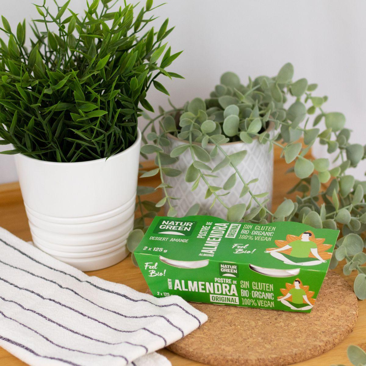 Deser migdałowo-waniliowy NaturGreen, 2 x 125 g