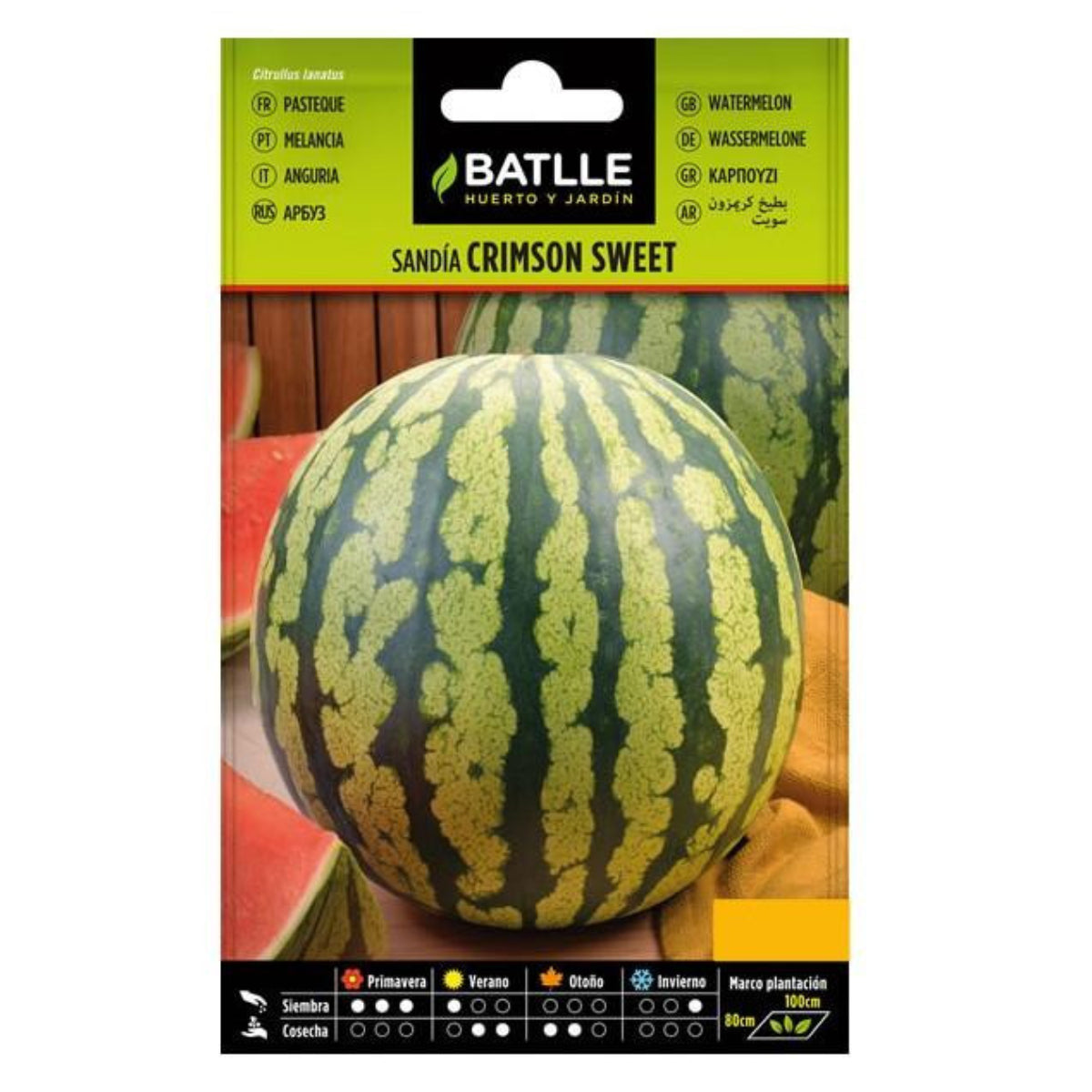 Graines de pastèque Crimson Sweet Batlle