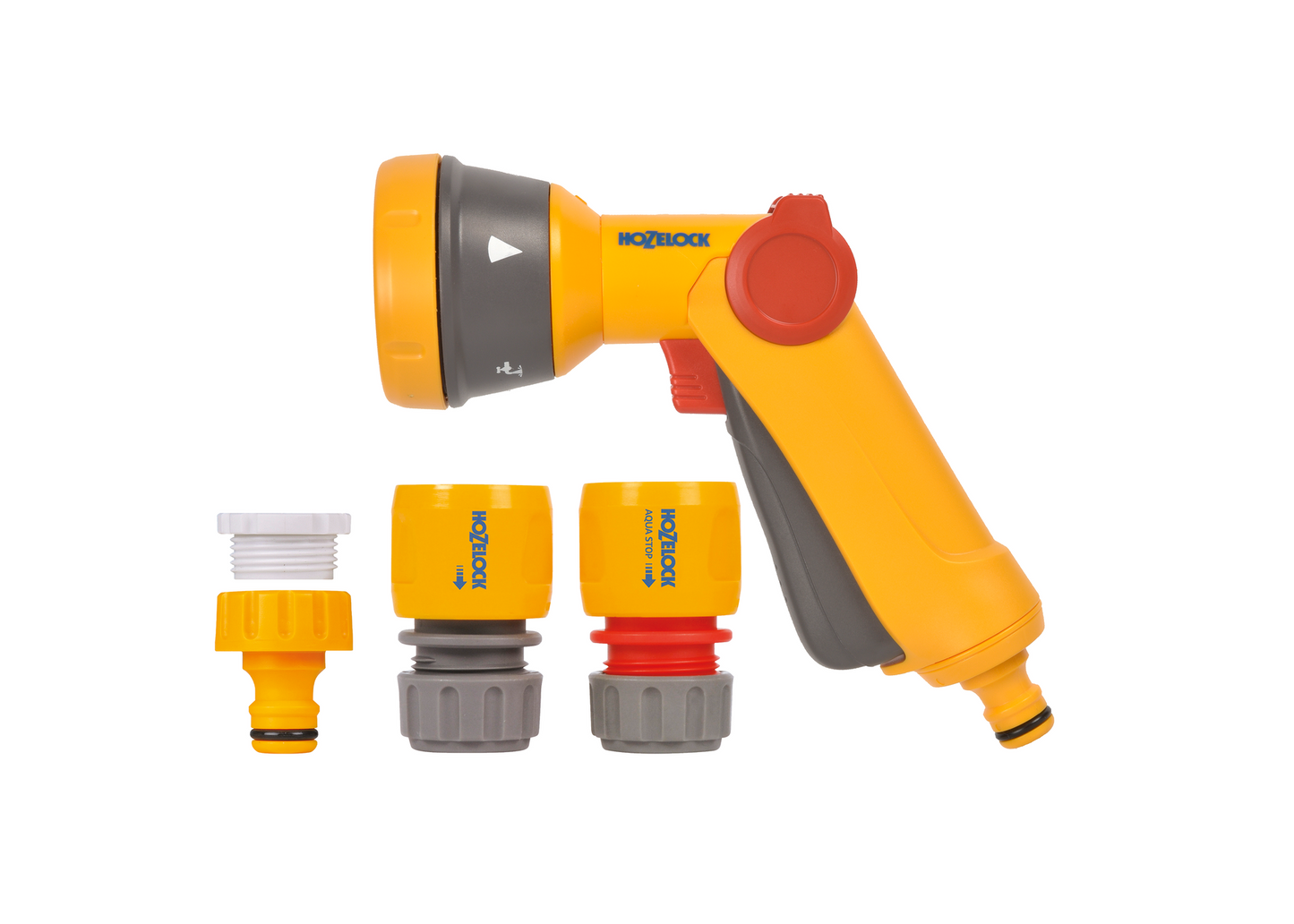 Multi-Spray-Pistolen-Set + 15-mm-Anschlüsse Hozelock