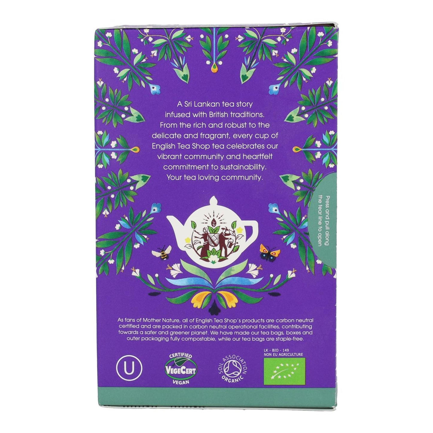 Entkoffeinierter englischer Tee Breakfast Tea Shop 40 g