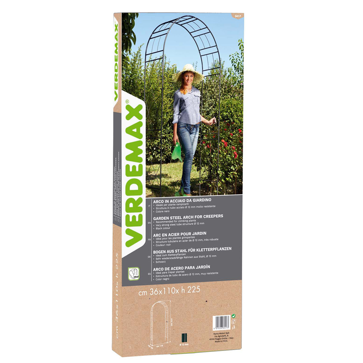 Dekorativ båge i stål Verdemax