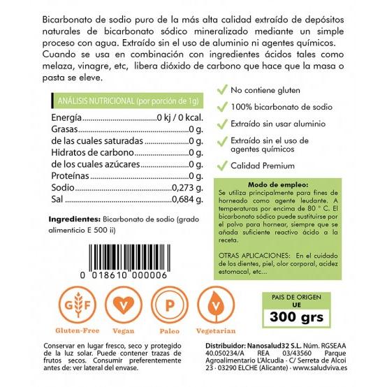 Salud Viva sodium bicarbonate 300 g