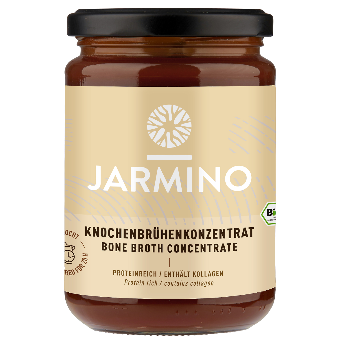 Konzentrierte Bio-Hühnerbrühe aus Freilandhaltung Jarmino 410 g