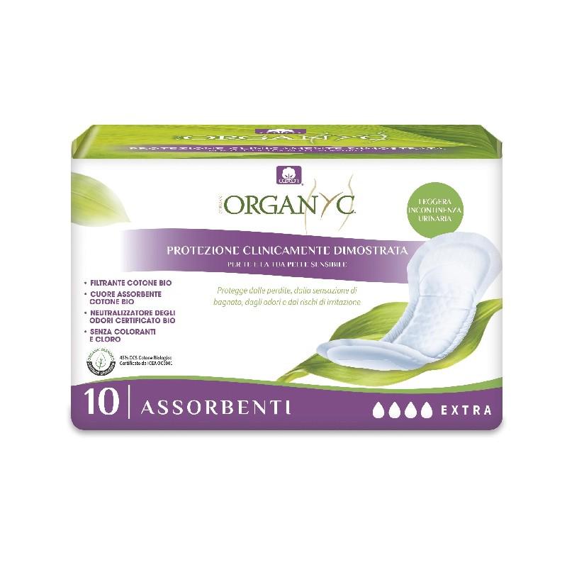 Assorbenti per incontinenza Extra Organyc 10 pezzi