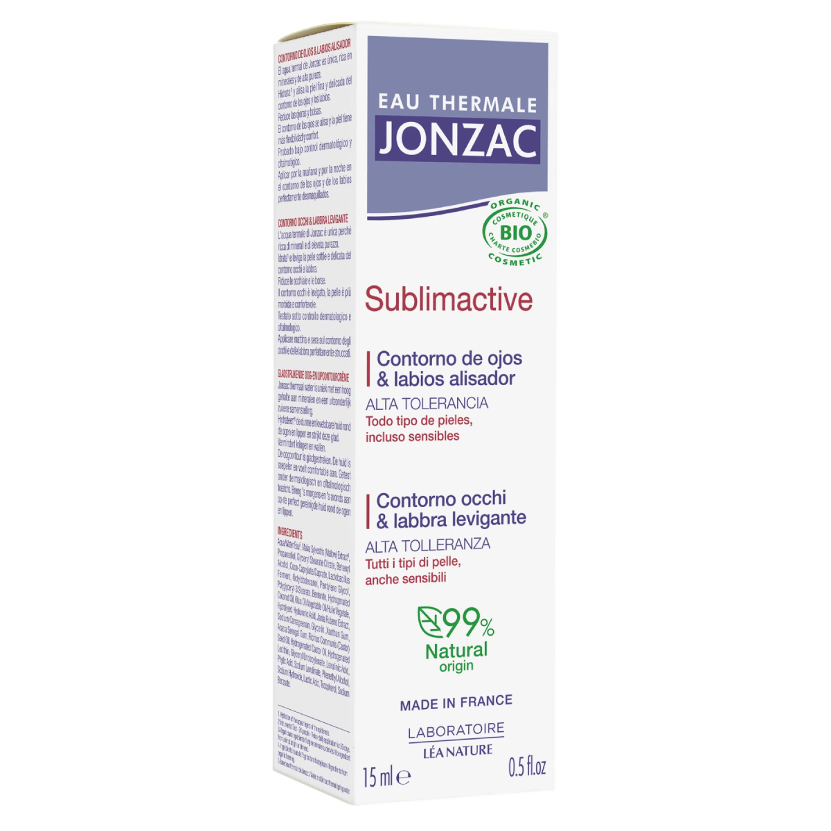 Sublimactive Eye and Lip Contour Eau Thermale Jonzac 15 ml