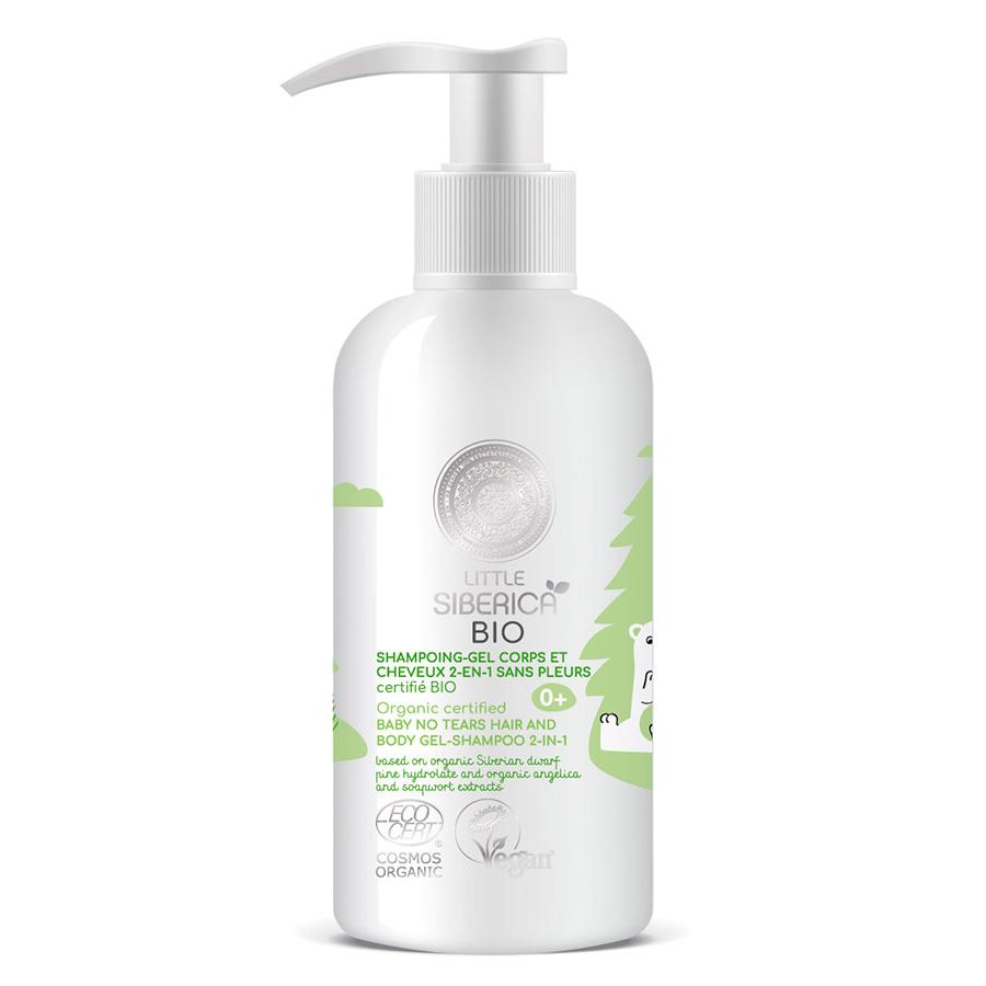 Shampoo biologico 2 in 1 per capelli e corpo "Bebé sin lagrimas" Natura Siberica 250 ml