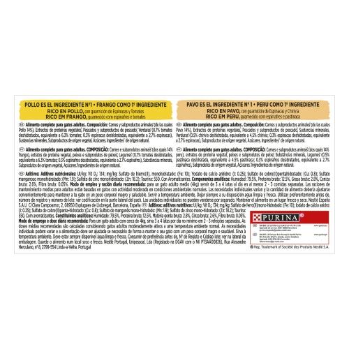 GOURMET Nature's Creations Mini-filéer rika på kyckling och kalkon 4 x 85 g