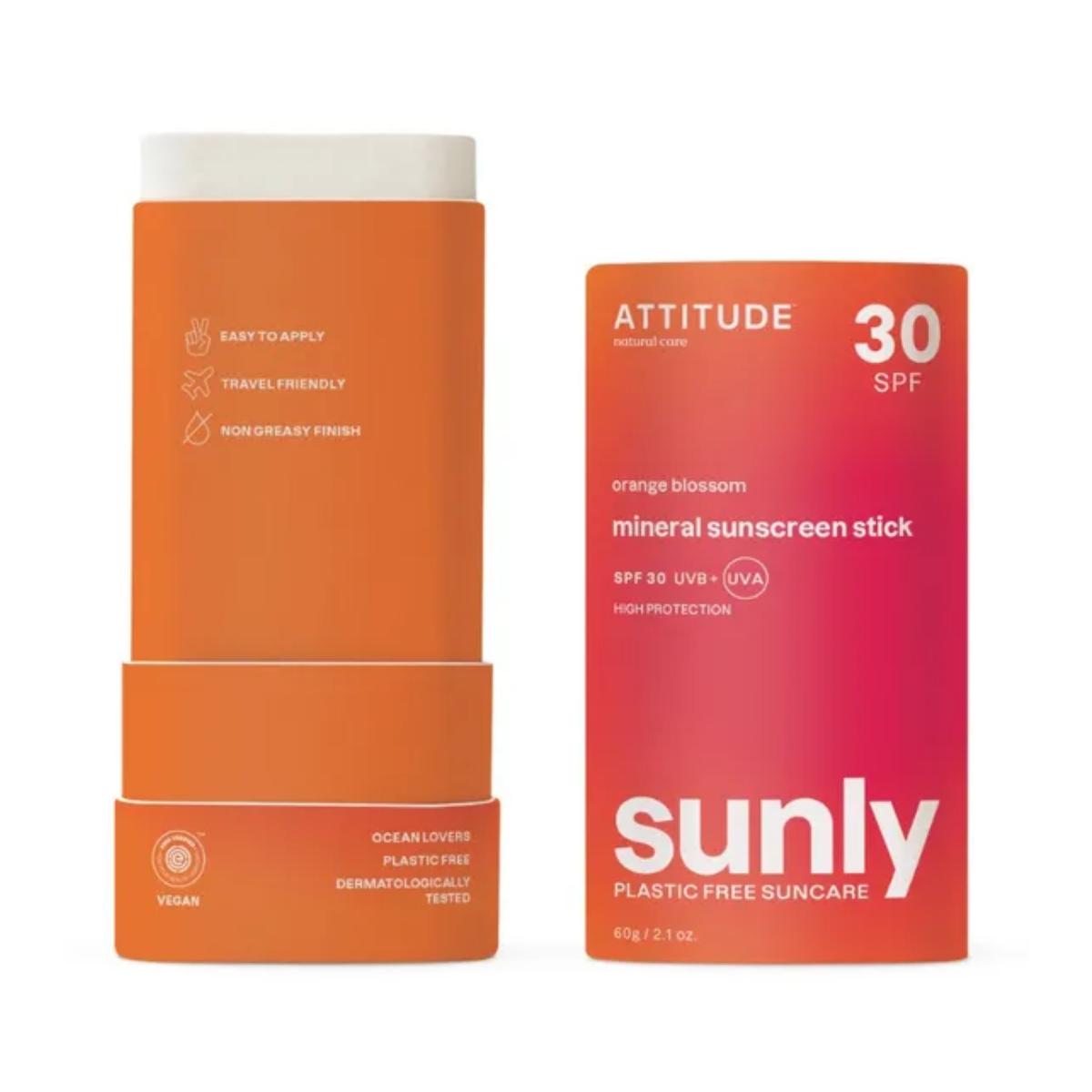 Sonnenschutzstift Orangenblüte 30 SPF Attitude 60 g