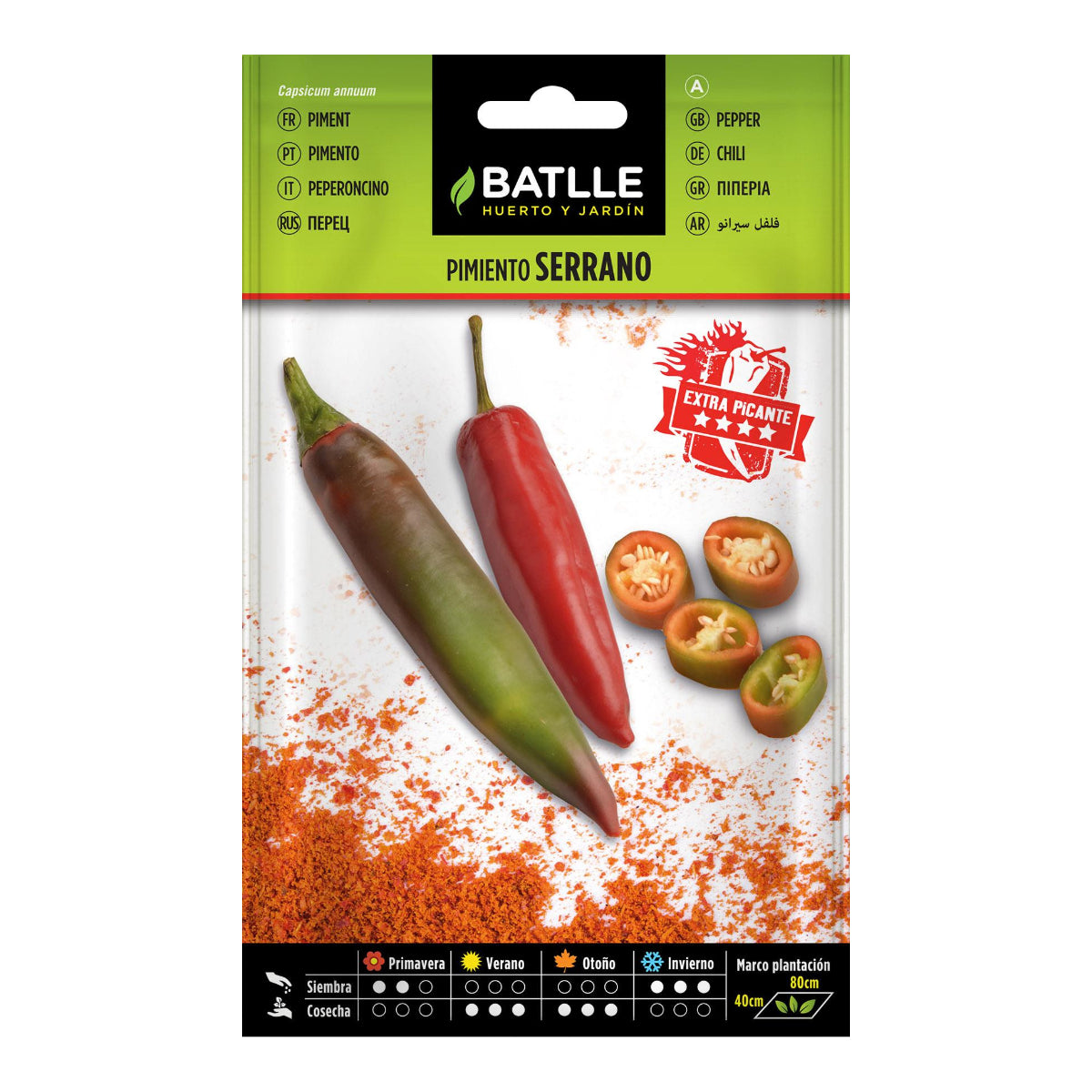 Serrano-paprikazaden Batlle