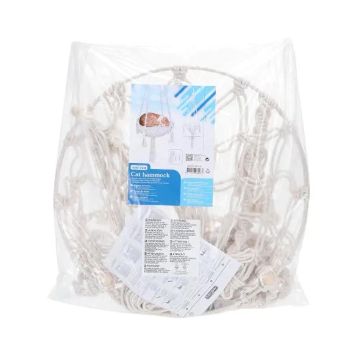 Bawełniany hamak dla kotów Nobleza