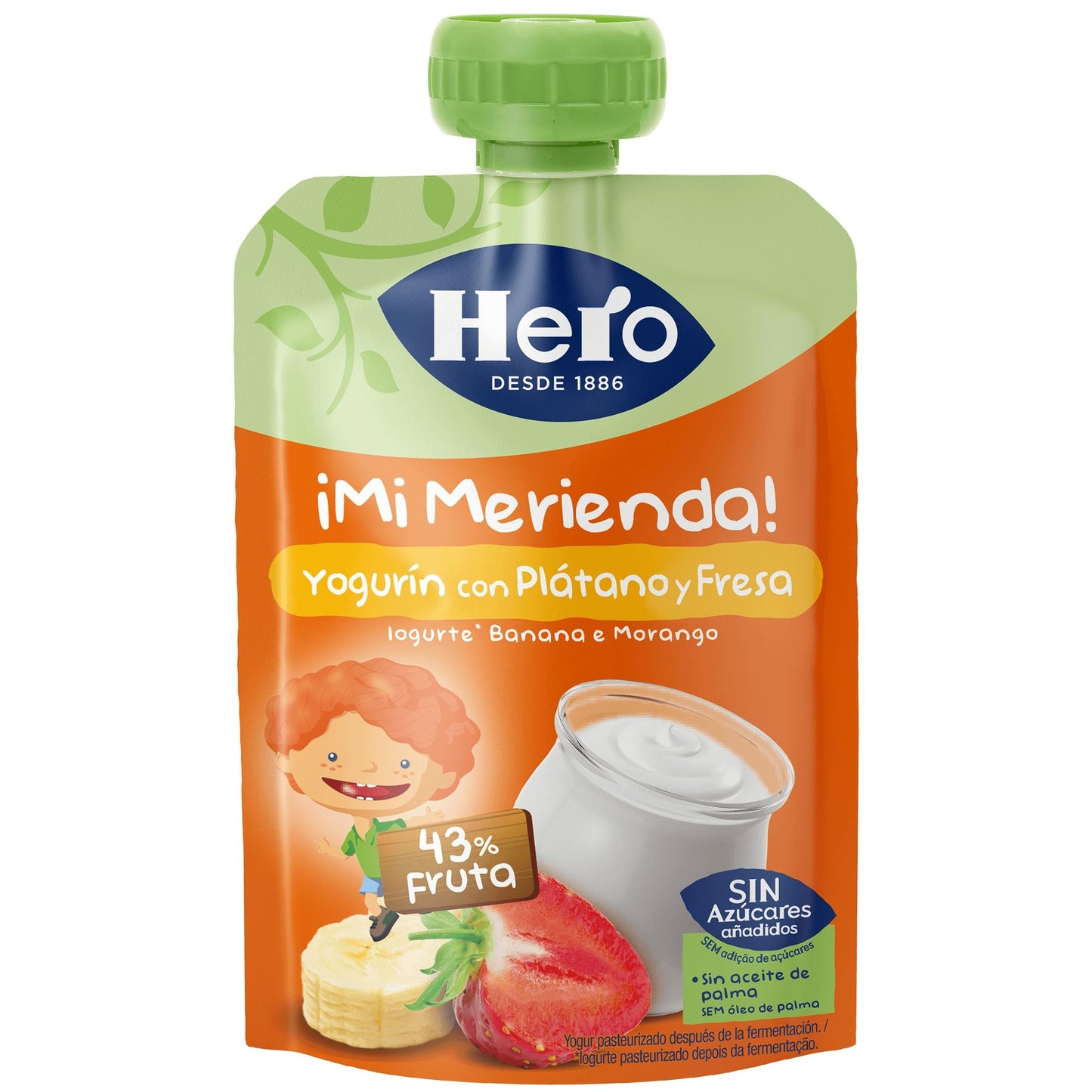 Yogurin Banane Fraise Hero 100 g