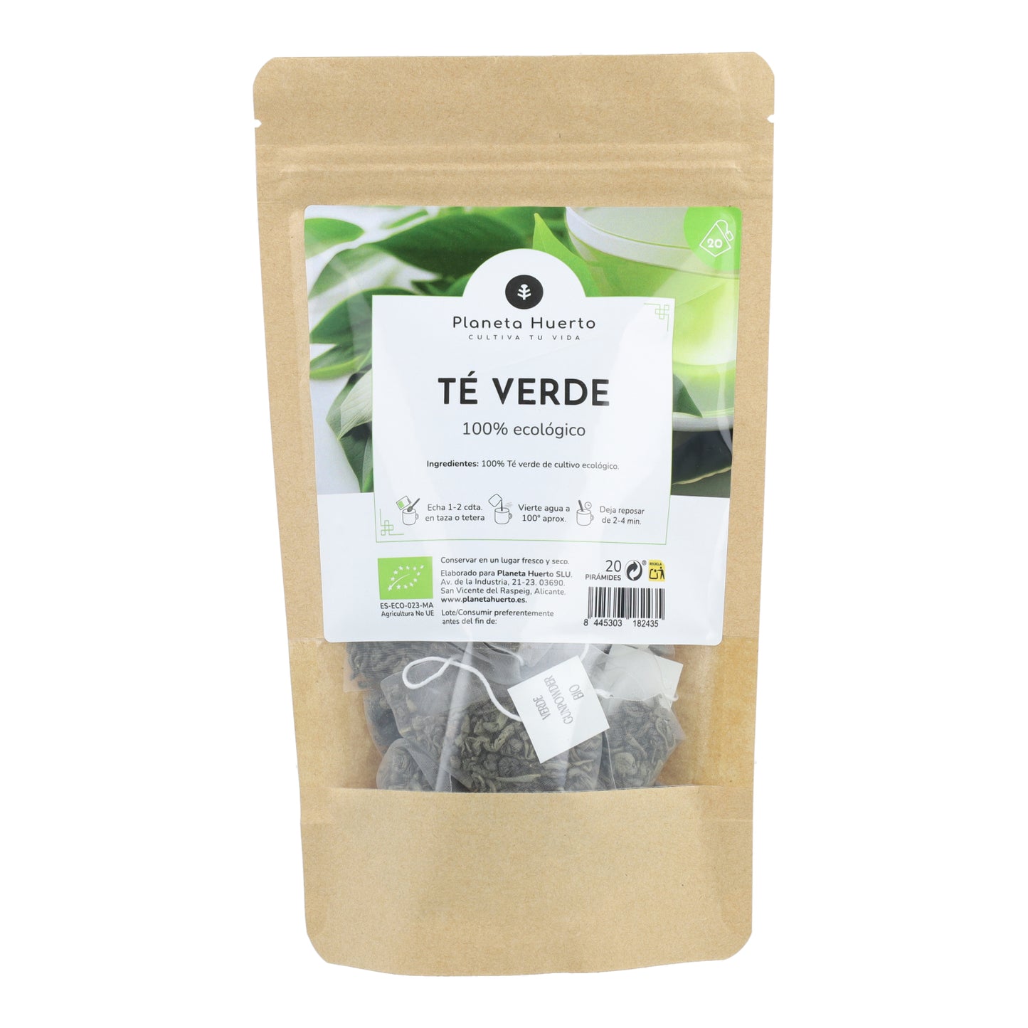 Green Tea Gunpowder ECO Planet Orchard 20 piramidek