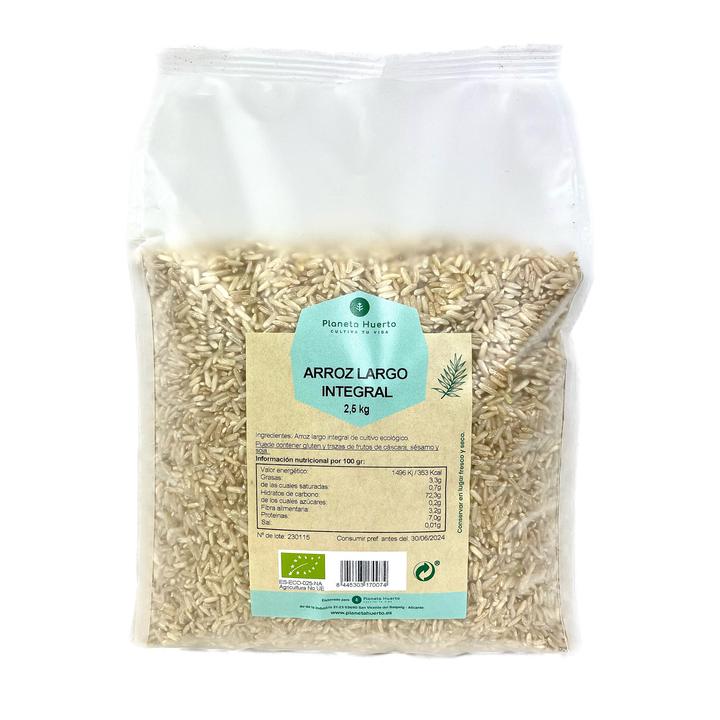 Brunt långkornigt ris ECO Planeta Huerto 2,5 kg