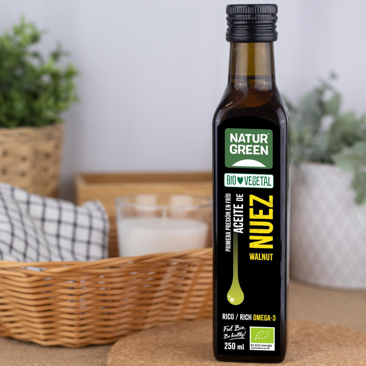 Bio NaturGreen valnötsolja 250 ml