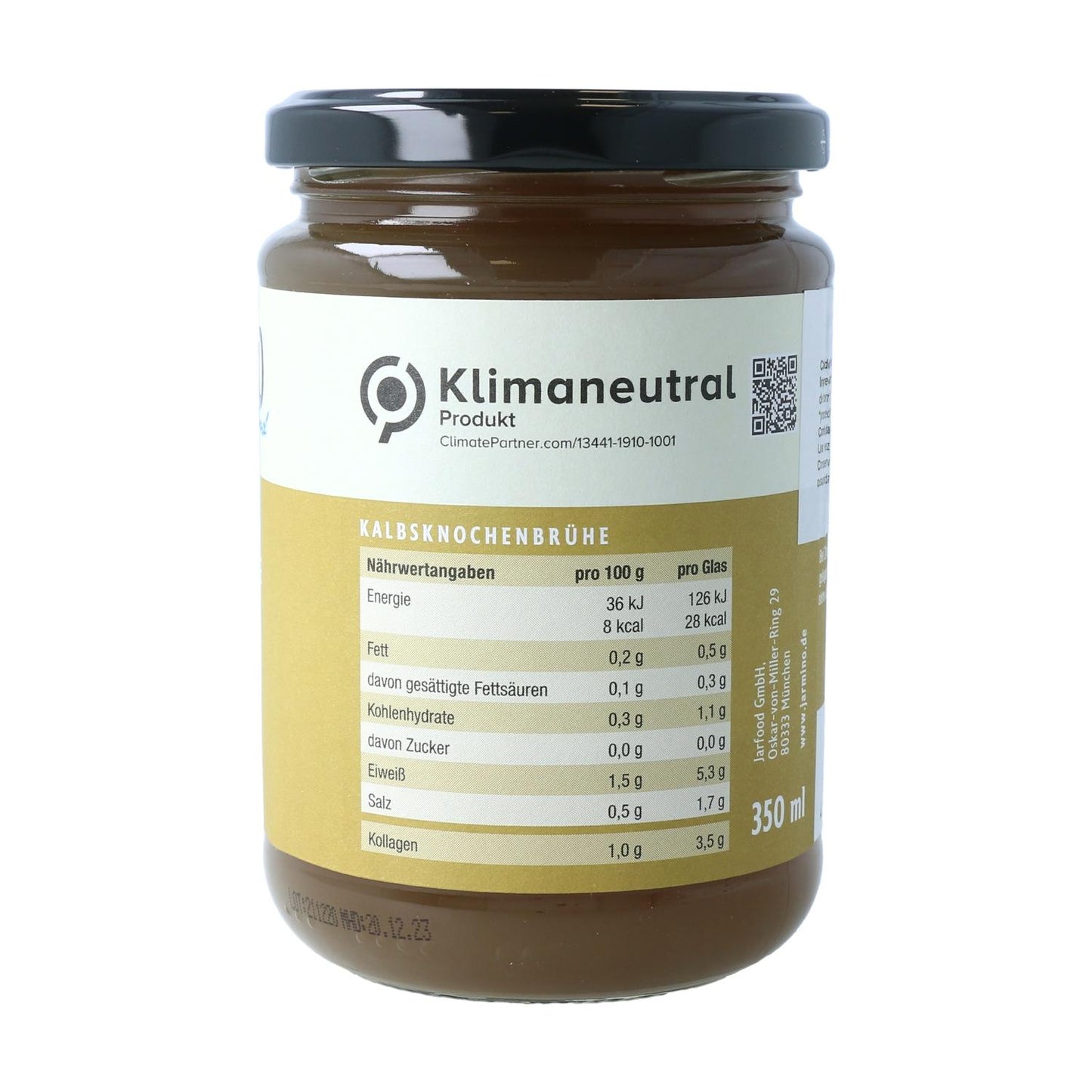 Bouillon de os de veau de lait Jarmino 350 ml