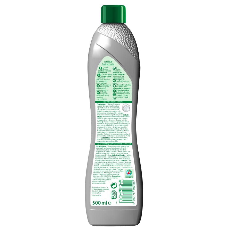 Vitro rengöringskräm med mineraler Eco Frosch 500 ml