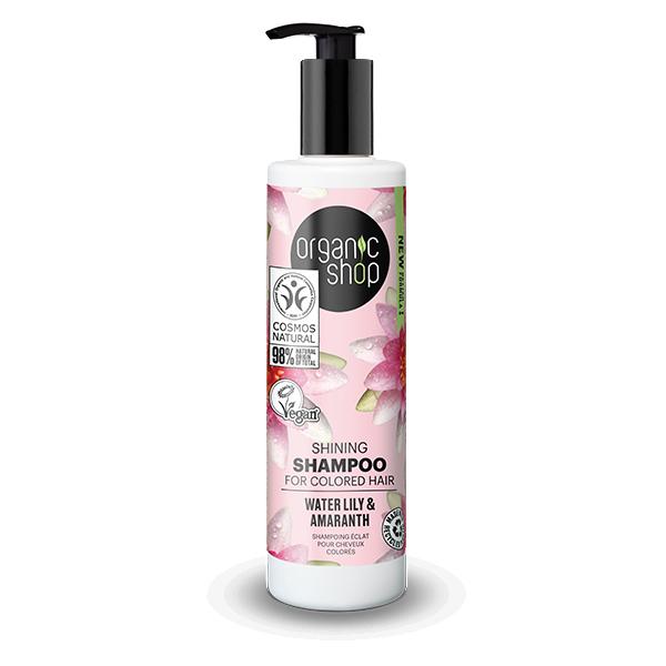Shampooing brillant pour cheveux colorés Organic Shop 280 ml