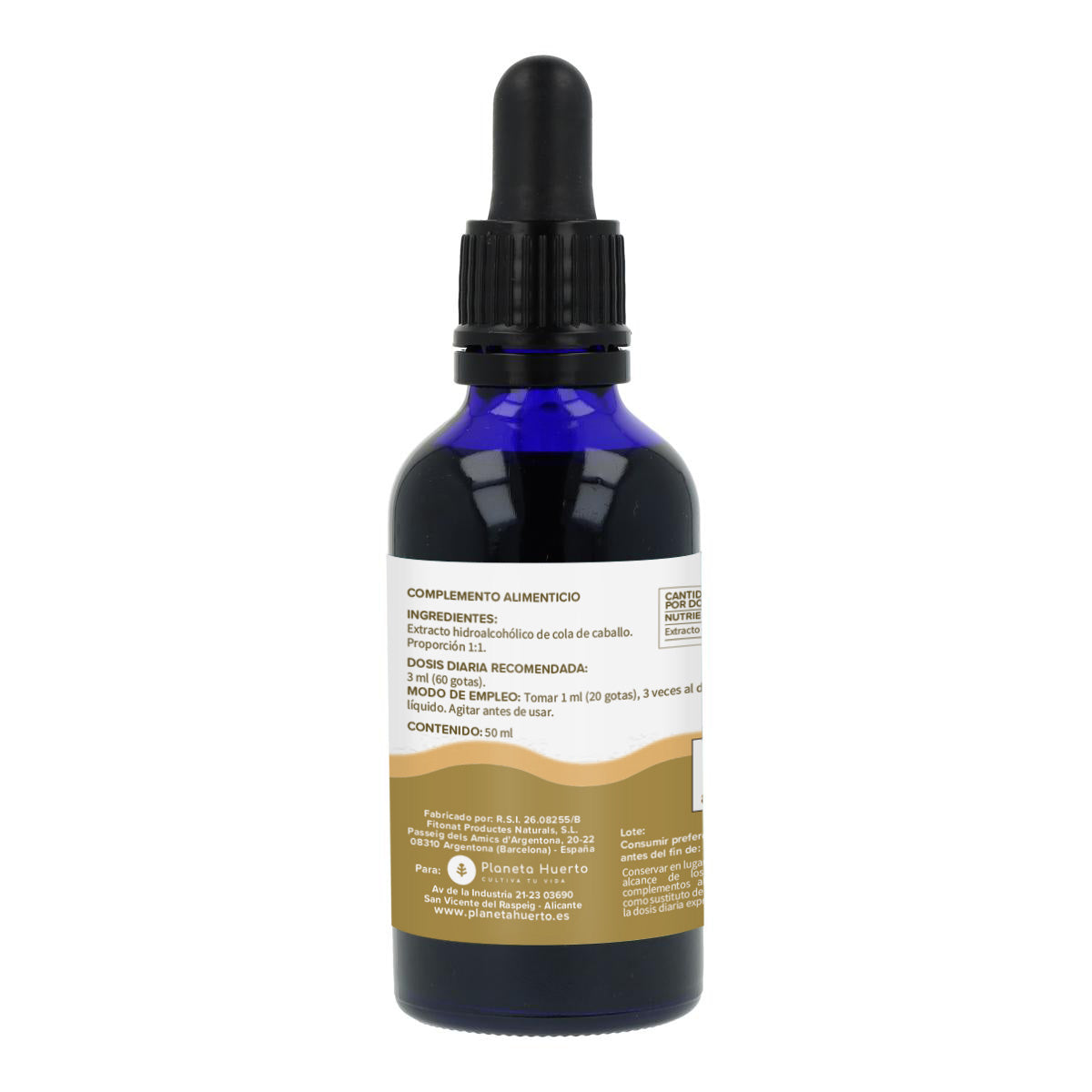 Extrakt av hästsvans Planeta Huerto 50 ml