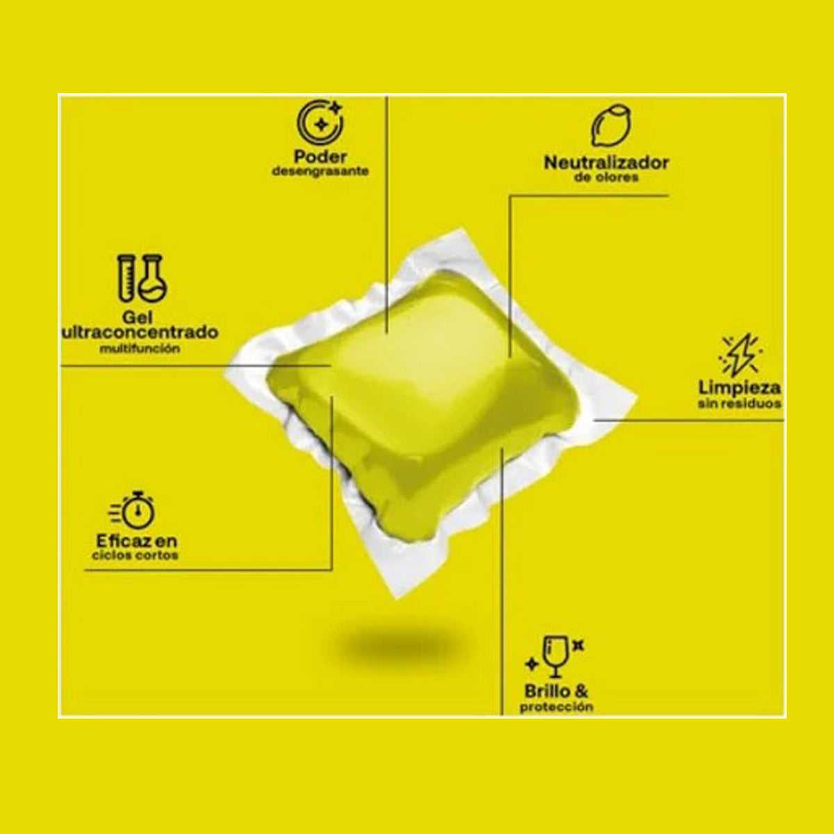 Diskmedel i gelform Eco FLOPP 110 kapslar