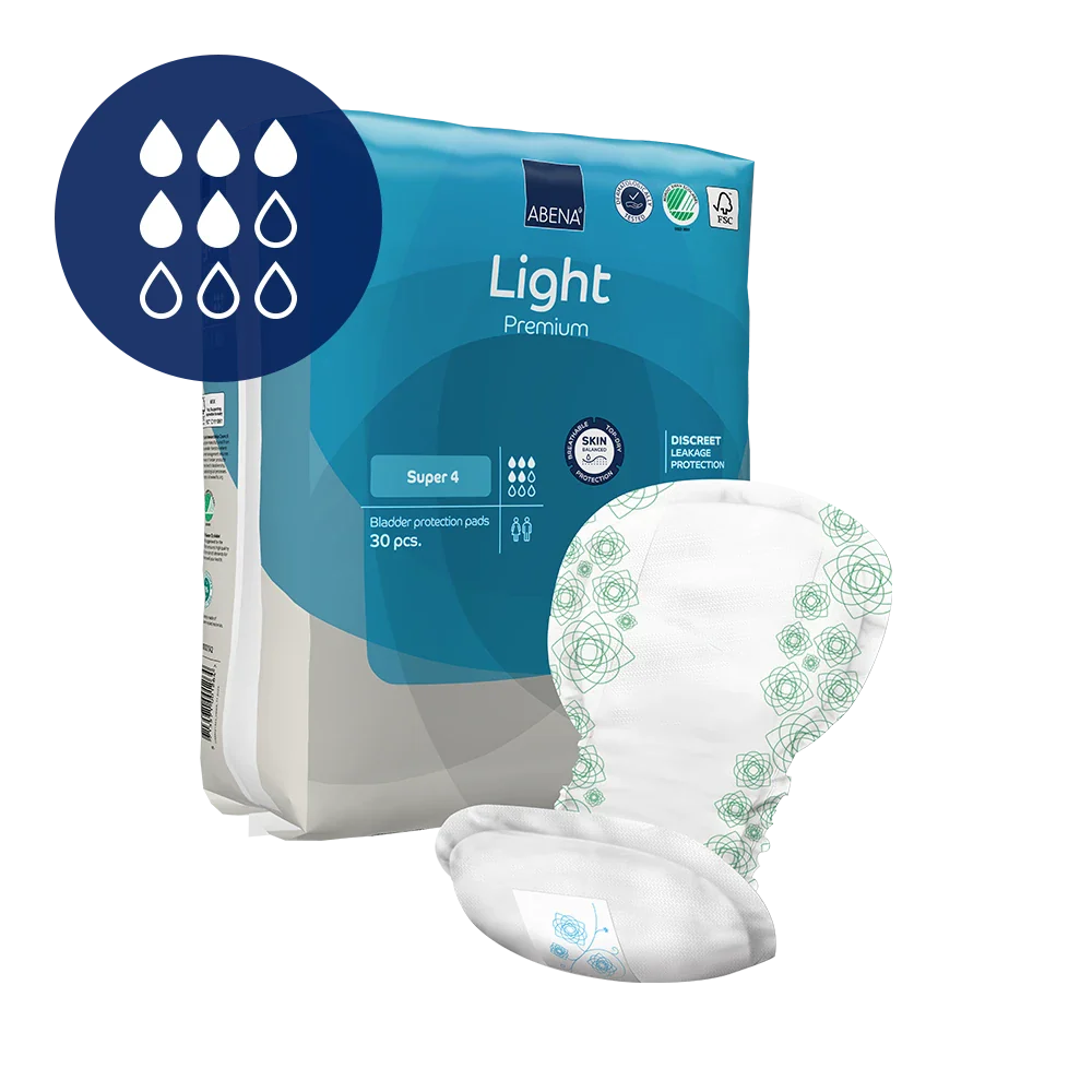 Inkontinenzkompressen Light, Super ABENA 30 Stück