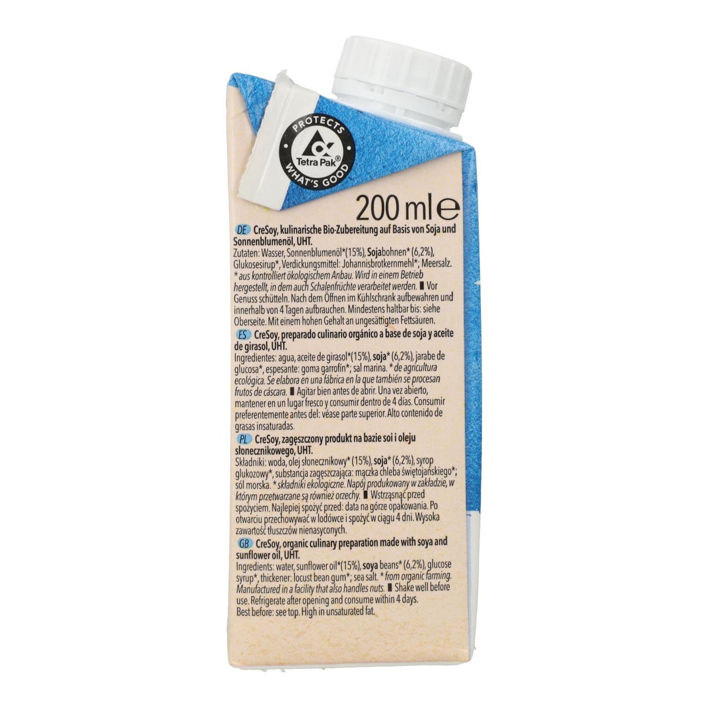 Bio-Soja-Kochcreme Natumi, 200 ml