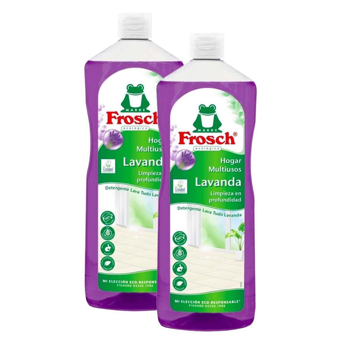 2er-Pack Frosch Mehrzweckreiniger Lavendel 1 l