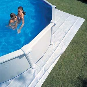 Protective cover for swimming pools from Ø 300 to Ø 350 cm Gre