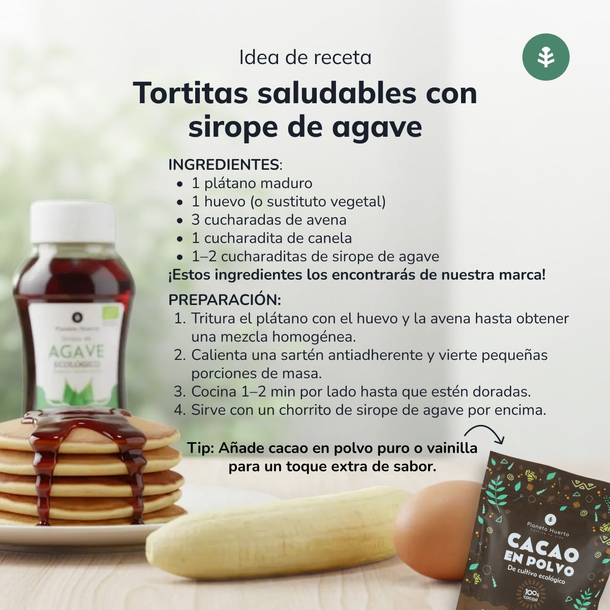 Sciroppo d'agave crudo ECO Planeta Huerto 500 ml