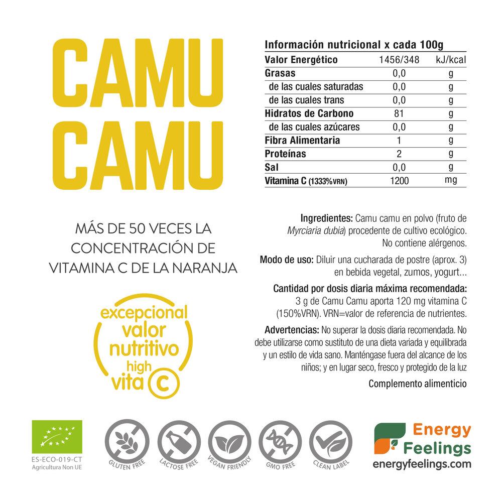 Energy Feelings Organic Camu Camu Powder 100 g