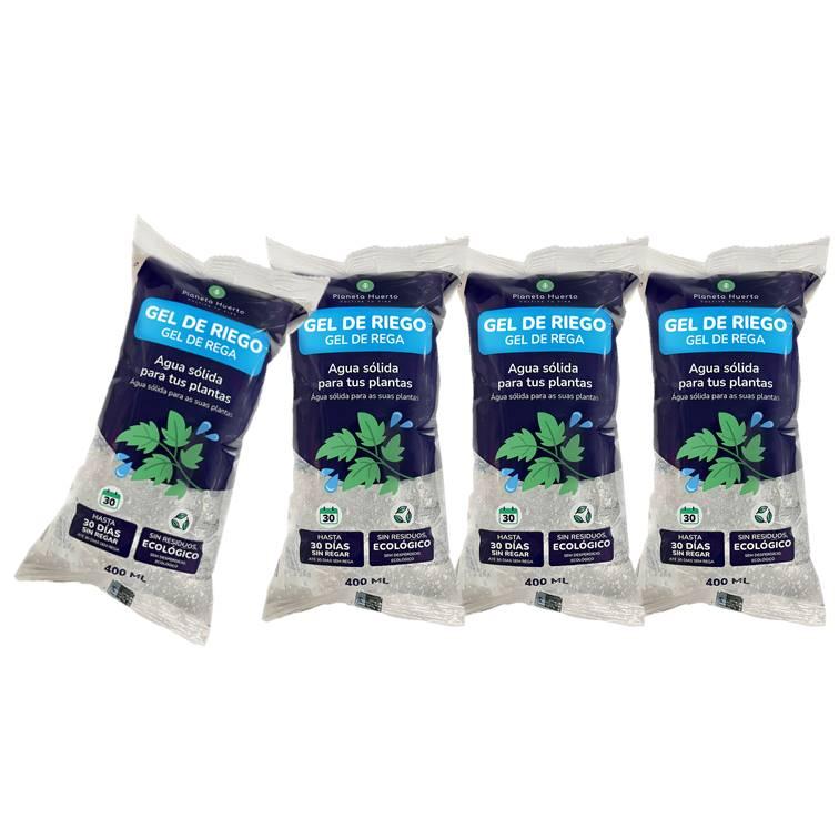 Confezione 4 x Gel per irrigazione Planet Garden 400 ml