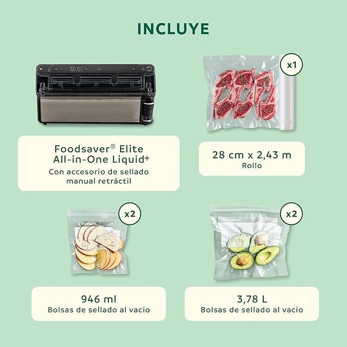 Machine sous vide Elite All-in-One Liquid+ VS5910X Foodsaver