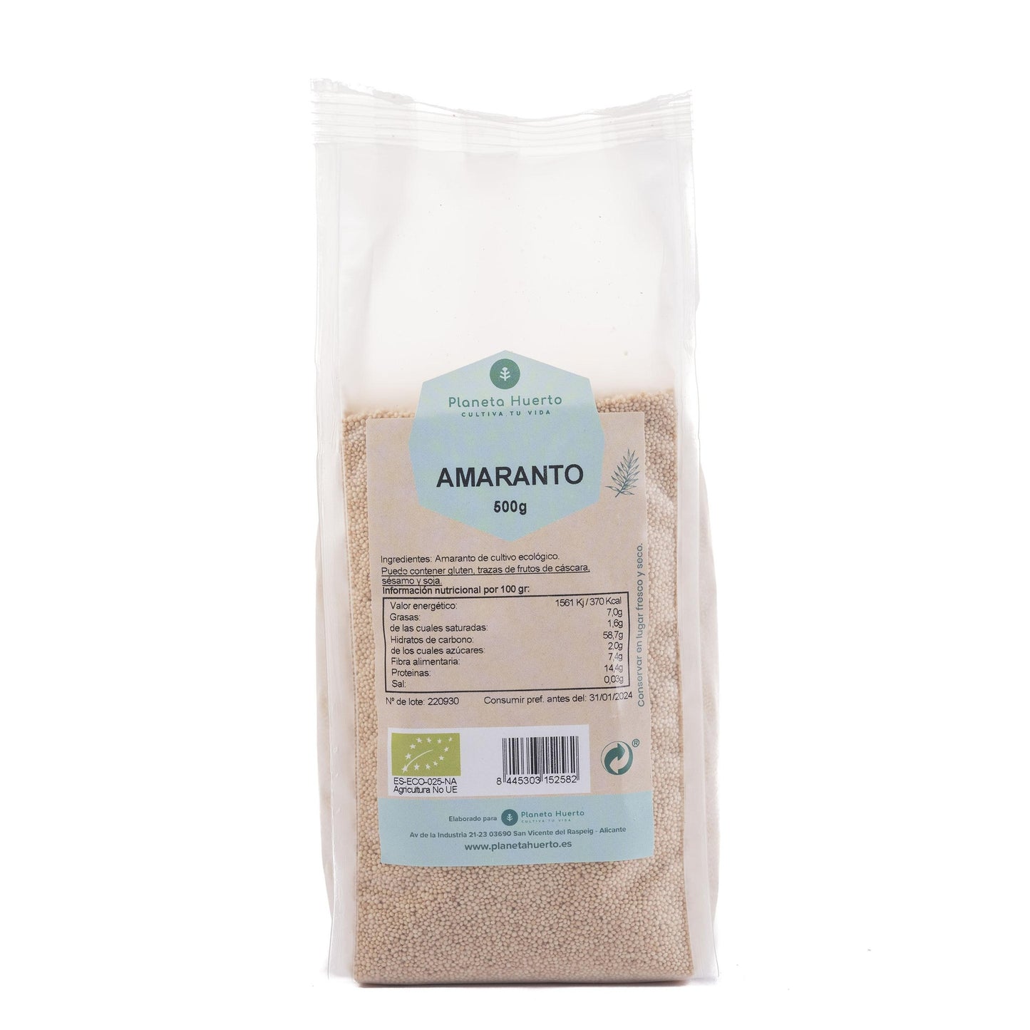 Amarante à grains ECO Planeta Huerto 500 g