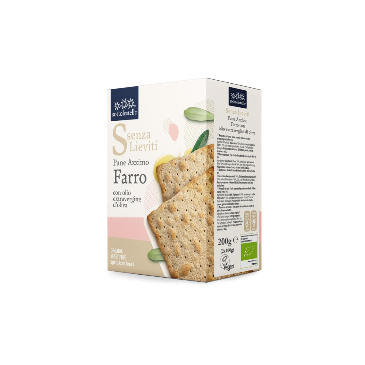 Pane azzimo di farro Sotto 200 g